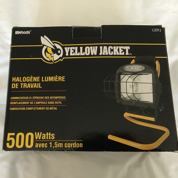 Host Pick NWOT Woods Yellow Jacket Halogen Work Light - Picture 2 of 5